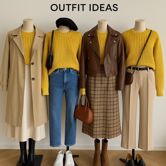 Ted Baker Cable Knit Wool Blend Yellow Sweater - 2 (Approx Medium) - Picture 14 of 14